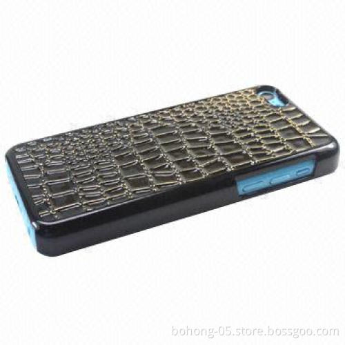 PC Case for iPhone 5C, Post Plating Sequins, Various Colors are Available